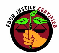 Food justice lable border